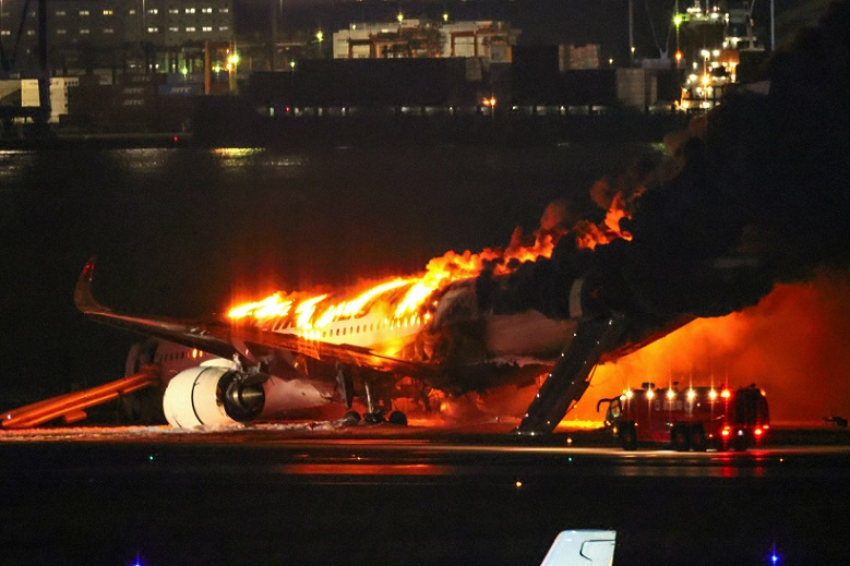 Siniestro en Aeropuerto de Tokio