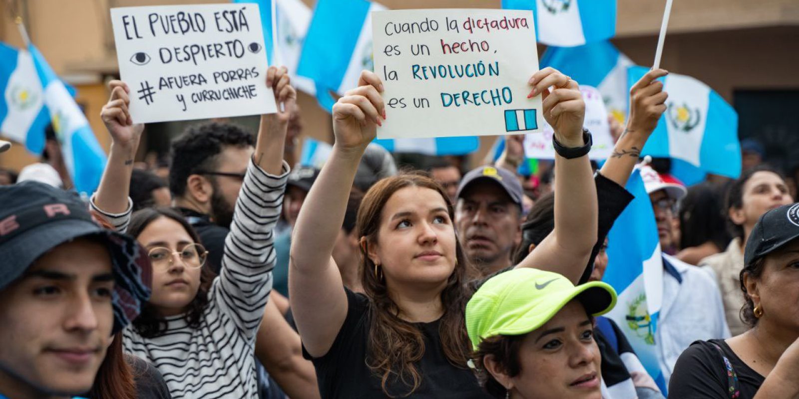 Protestas en Guatemala tras desconocimiento de los resultados de las elecciones presidenciales